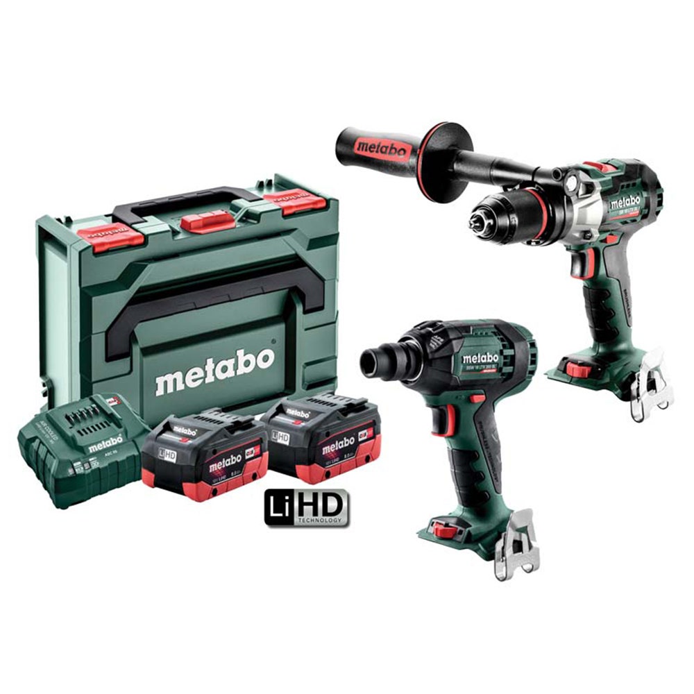 Conjunto Combinado METABO 18 V Brushless de 2 Peças 2 x 8,0 Ah AU68203180