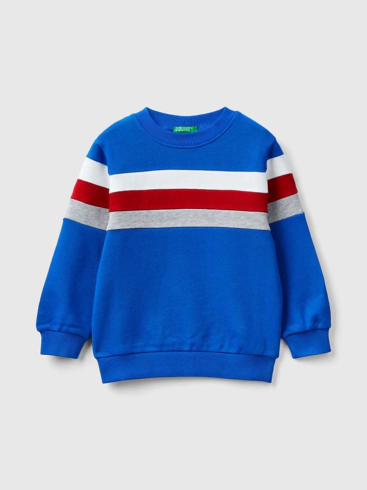 Benetton Sweatshirt in Blau günstig kaufen