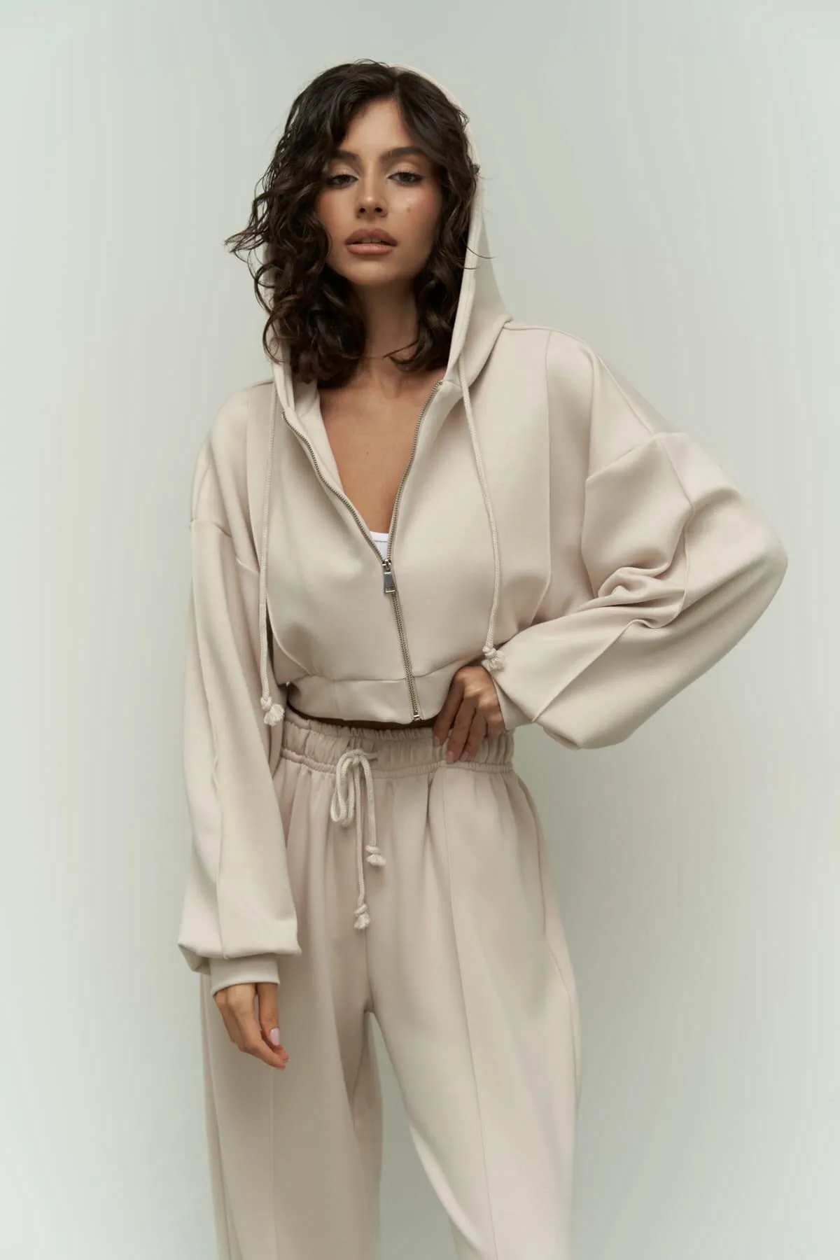 MAİ COLLECTİON  Zweiteiler - Beige - Regular Fit