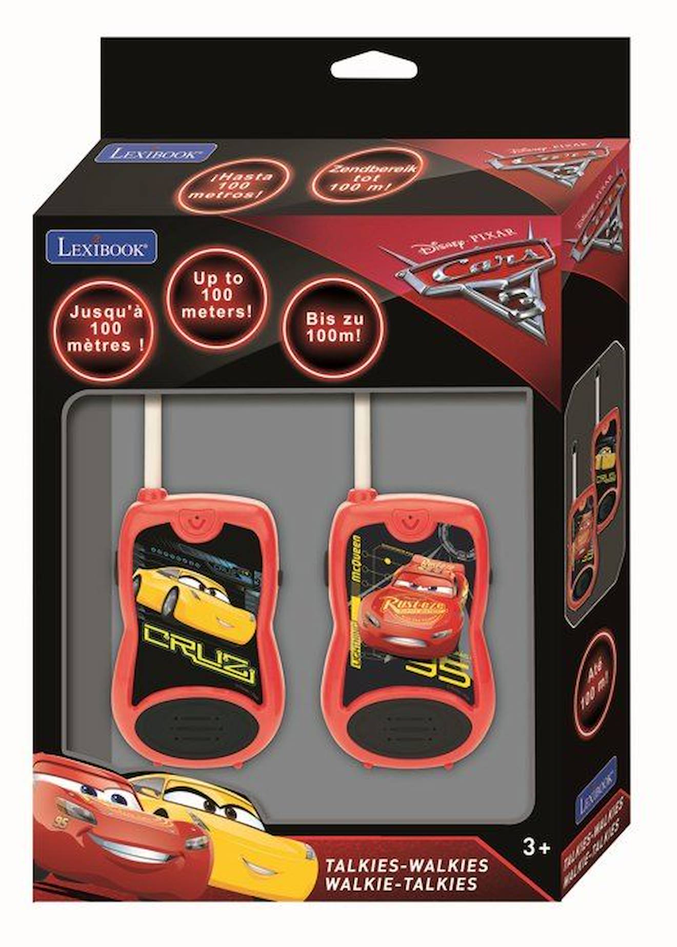 Talkies-Walkies DS Cars 3 – 100m jaune