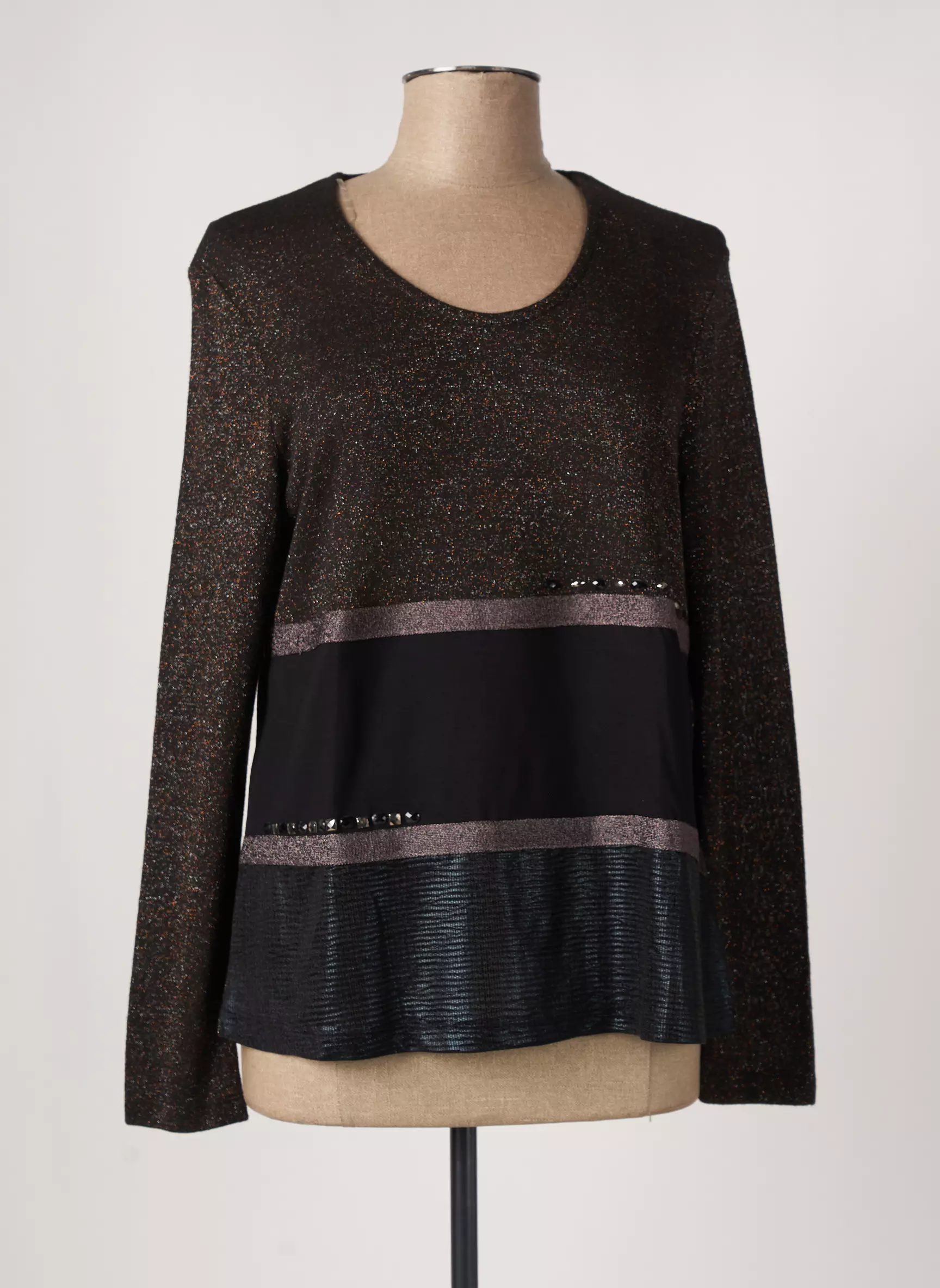 Christine Laure Tops Femme couleur noir