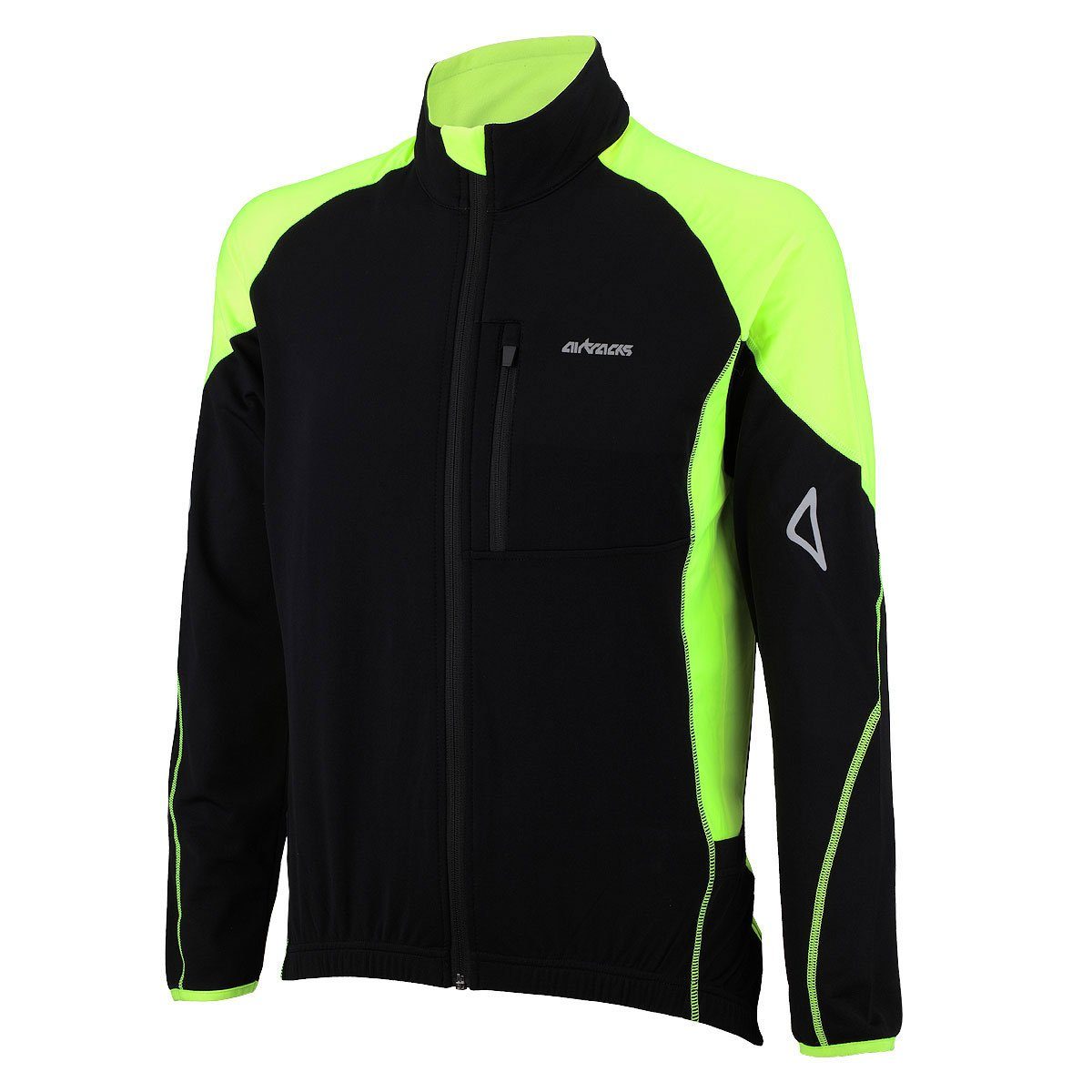 Airtracks Fahrradhose Herren Thermo Radtrikot Set Pro T (Fahrradtrikot Set, 2-tlg) Fahrradhose lang + Fahrradtrikot Langarm für Herbst-Winter,  S M L XL XXL XXXL