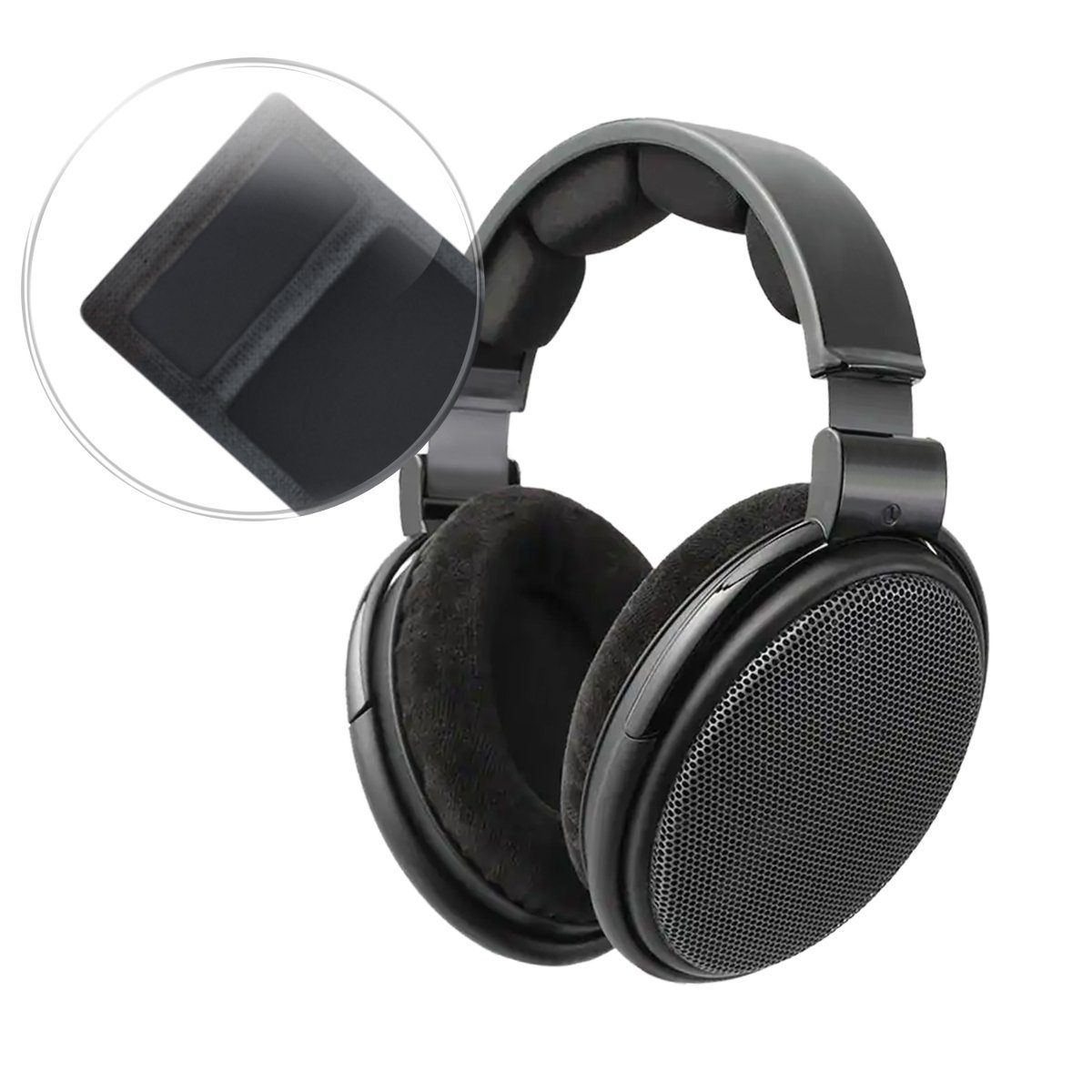 kwmobile Bügelpolster Bügelpolster für Sennheiser HD545 / HD565 / HD580 / HD600 / HD650, Kunstleder Kopfbügel Polster für Overear Headphones