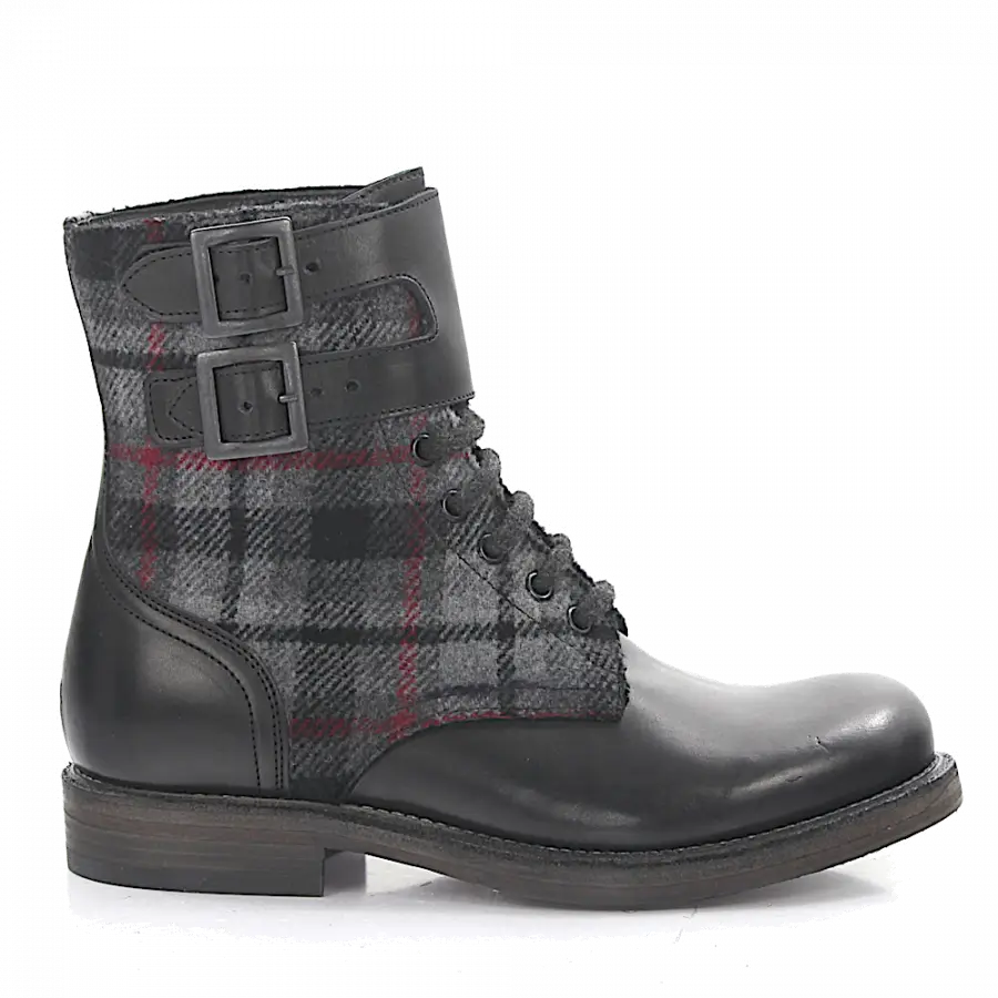 Budapester - Stiefeletten Schwarz 1430 Kalbsleder - schwarz
