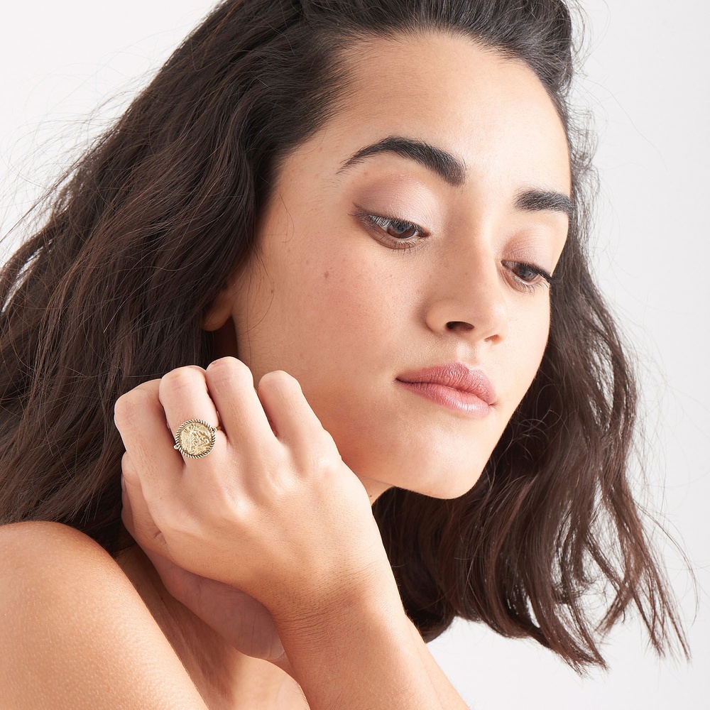 Ania Haie Bague pour femme 925 Argent or Bague