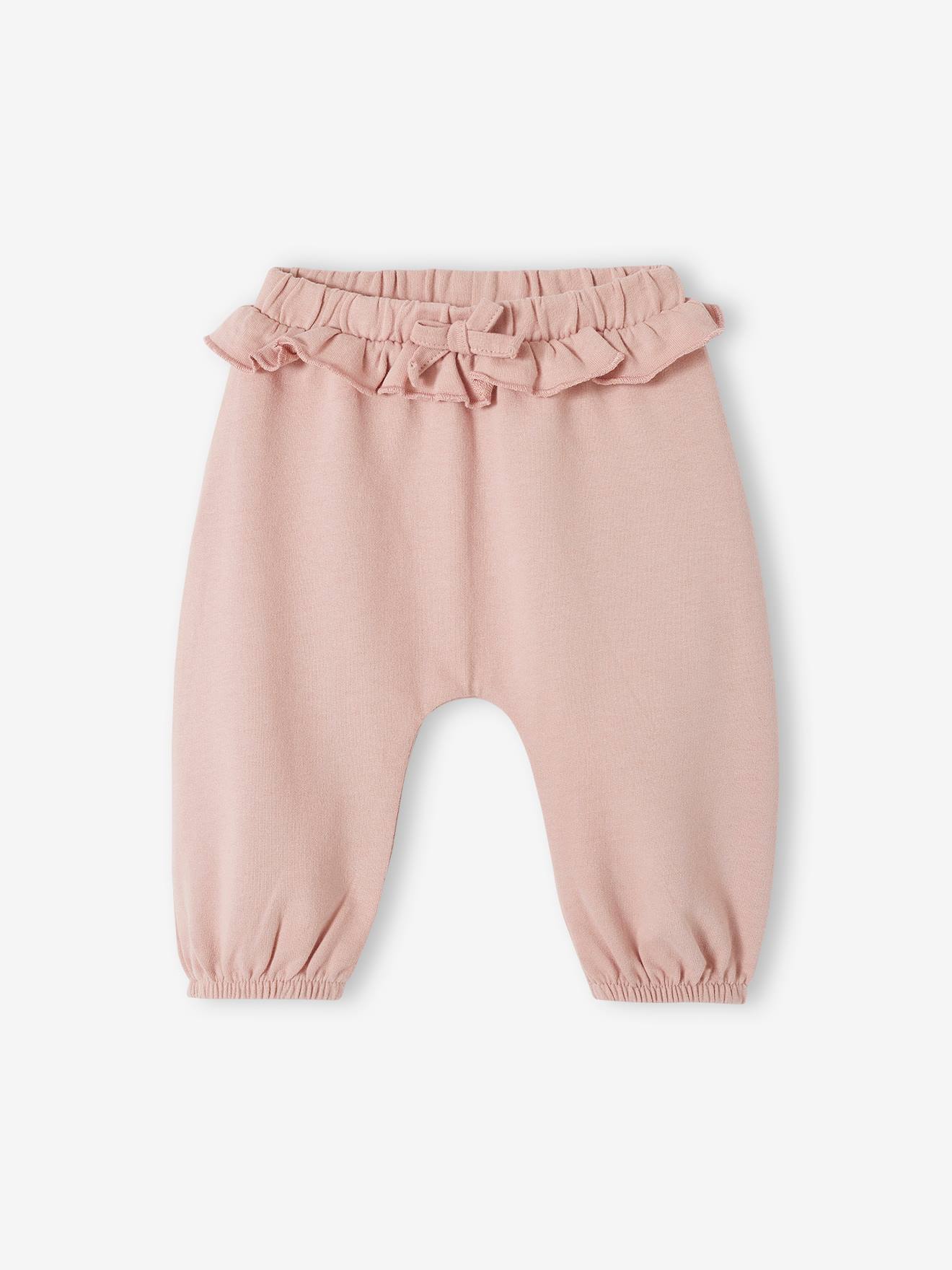 Vertbaudet Weite Baby Sweathose Oeko-Tex - malve