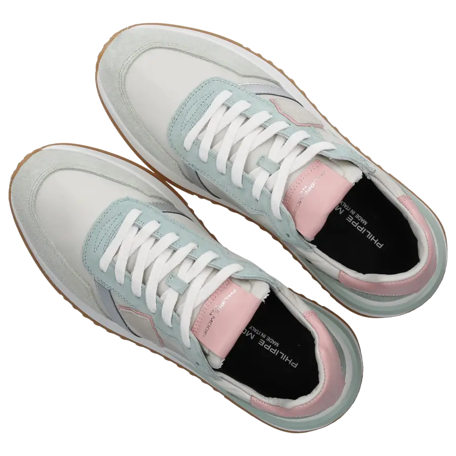 Philippe Model - Sneaker low TROPEZ 2.1 Veloursleder Textil - grün