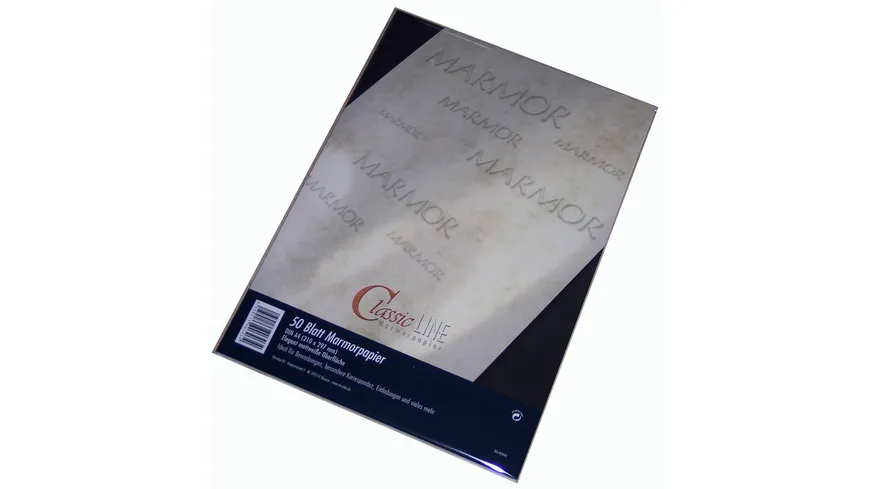 ClassicLINE Marmorpapier A4 90g  marmoriert chamois 50 Blatt