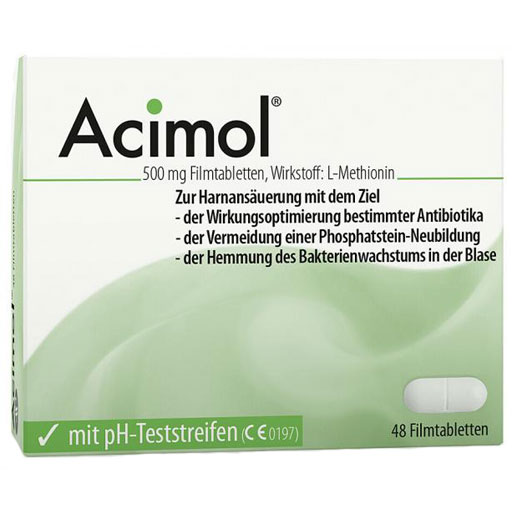 ACIMOL mit pH Teststreifen Filmtabletten  48 St  Filmtabletten