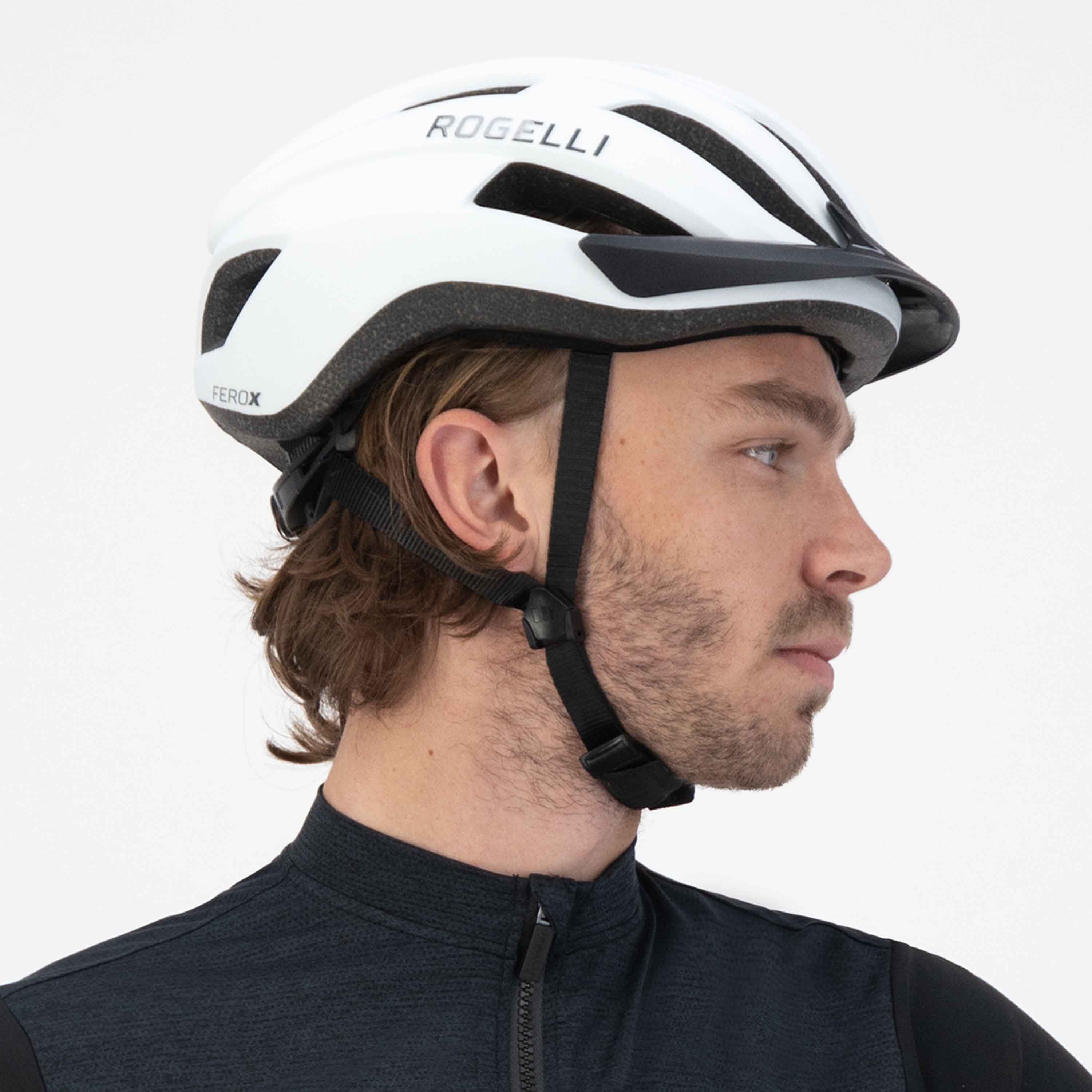 Rogelli Ferox II White Fahrradhelm