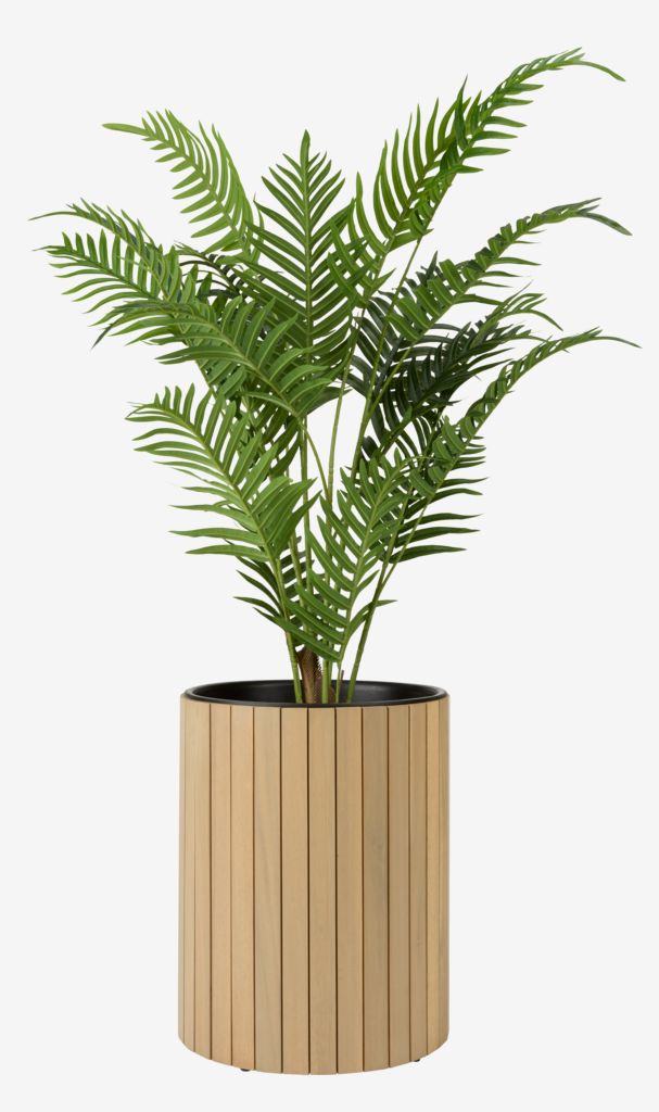Vaso de flores EJDER Ø34xL43 madeira maciça