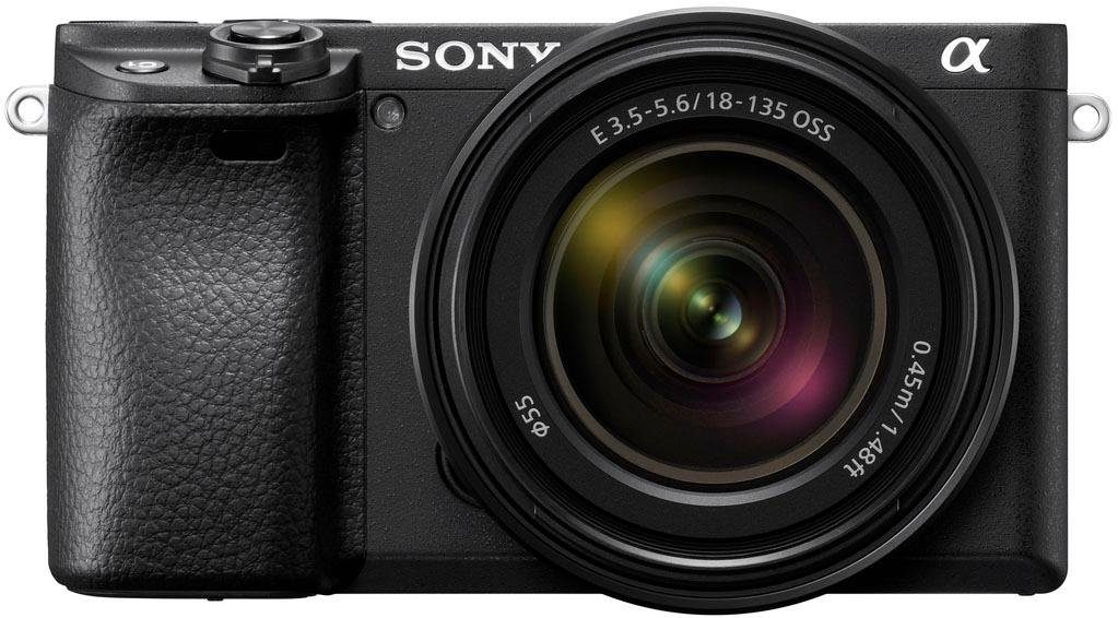 Sony ILCE-6400MB - Alpha 6400 E-Mount Systemkamera (24,2 MP, Bluetooth, NFC, WLAN (Wi-Fi), 4K Video, 180° Klapp-Display, XGA OLED Sucher, M-Kit 18-135mm Objektiv)