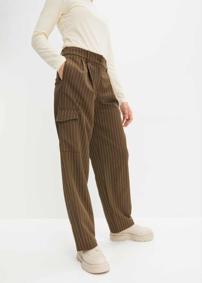 Cargo-Hose mit Nadelstreifen