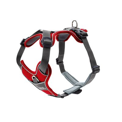 HUNTER Geschirr Divo, rot/grau