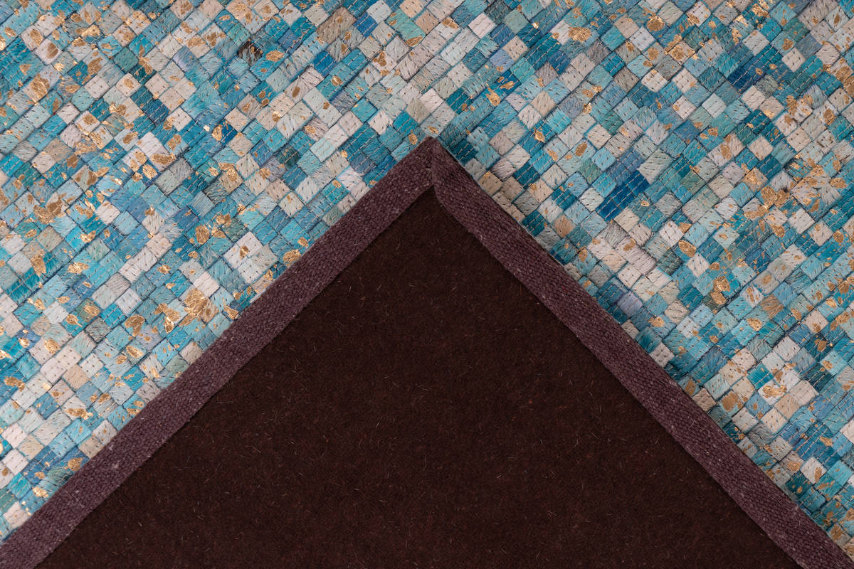 Arte Espina Teppich Türkis / Gold 200cm x 290cm