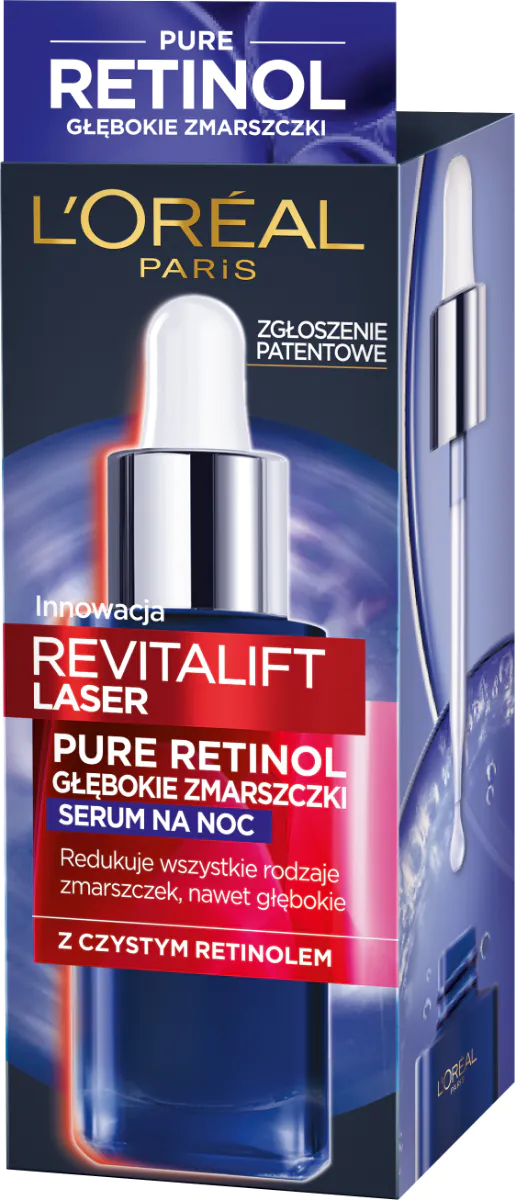 „L'Oréal Paris De Revitalift Laser Pure Retinol“ naktinis veido serumas