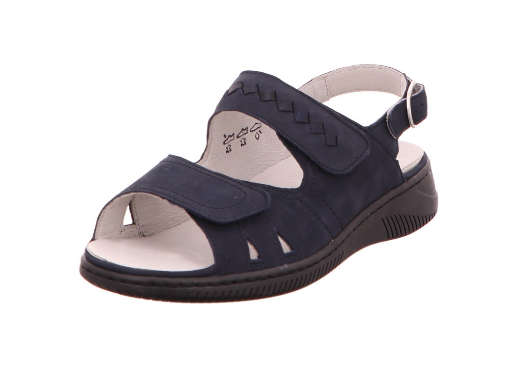 WALDLÄUFER Komfort Sandalen blau