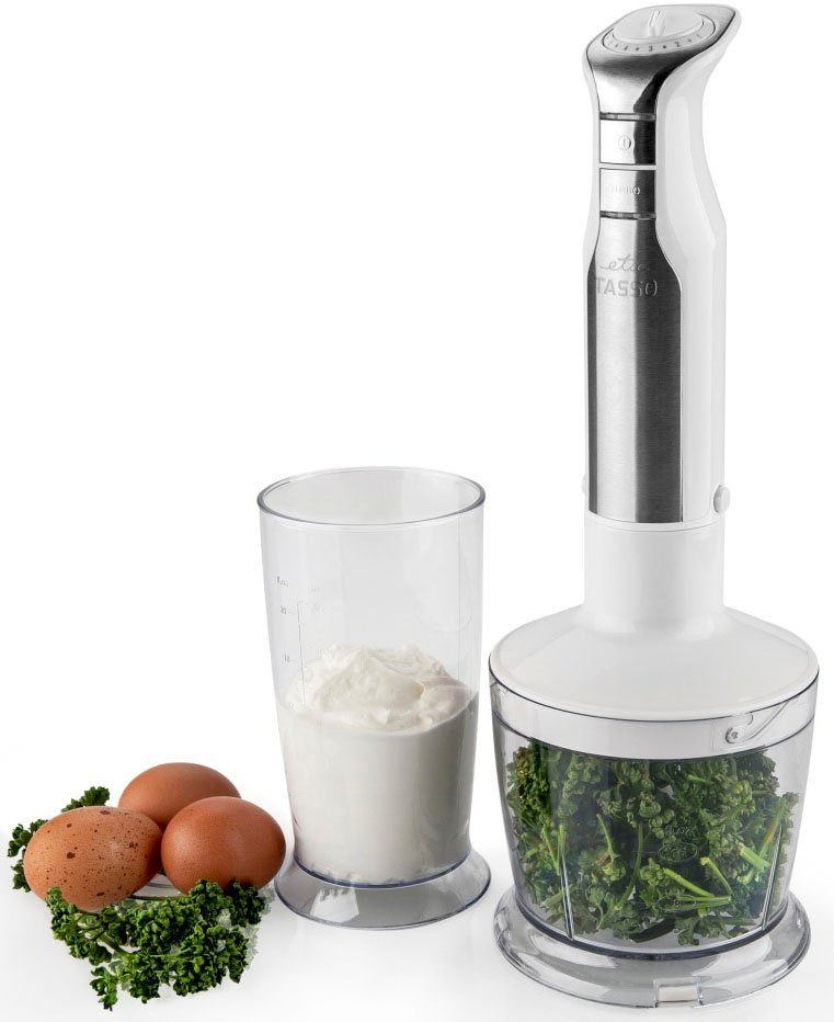 eta Stabmixer Tasso, ETA305690000, 600 W, DC Motor, mit Zerkleinereraufsatz und Mixbecher