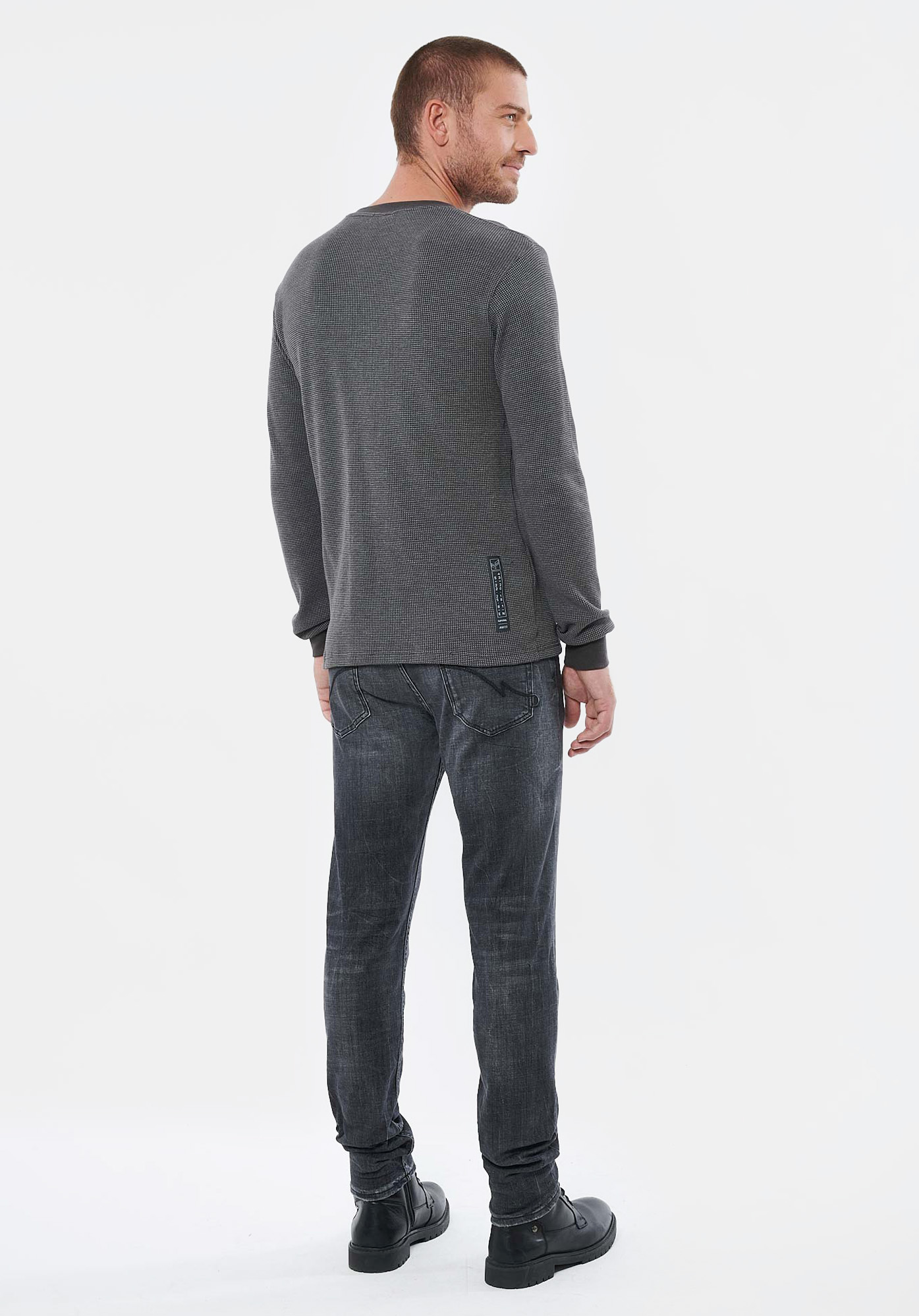 RIAD   T-shirt gris homme