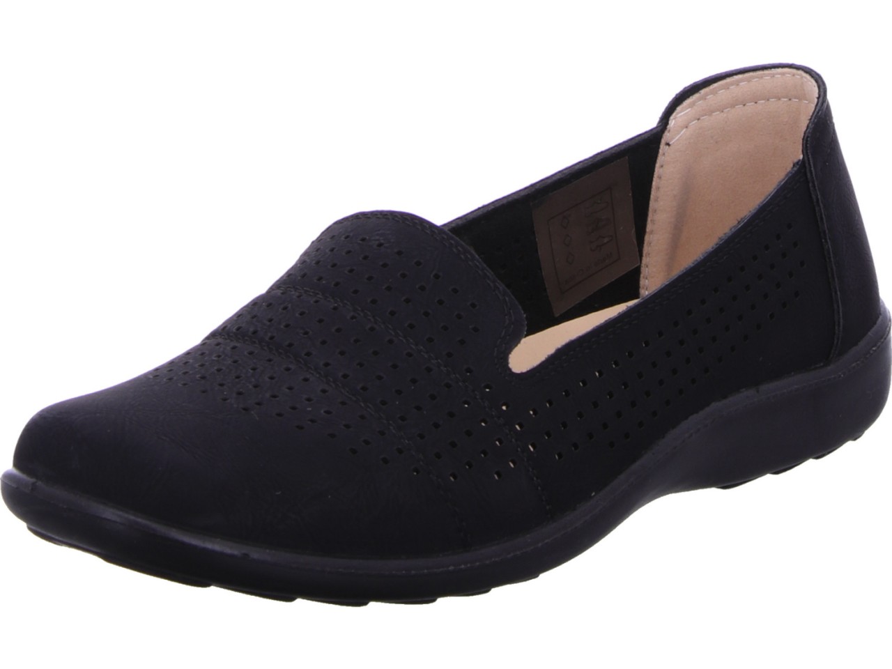 DIVERSE Sportliche Slipper schwarz