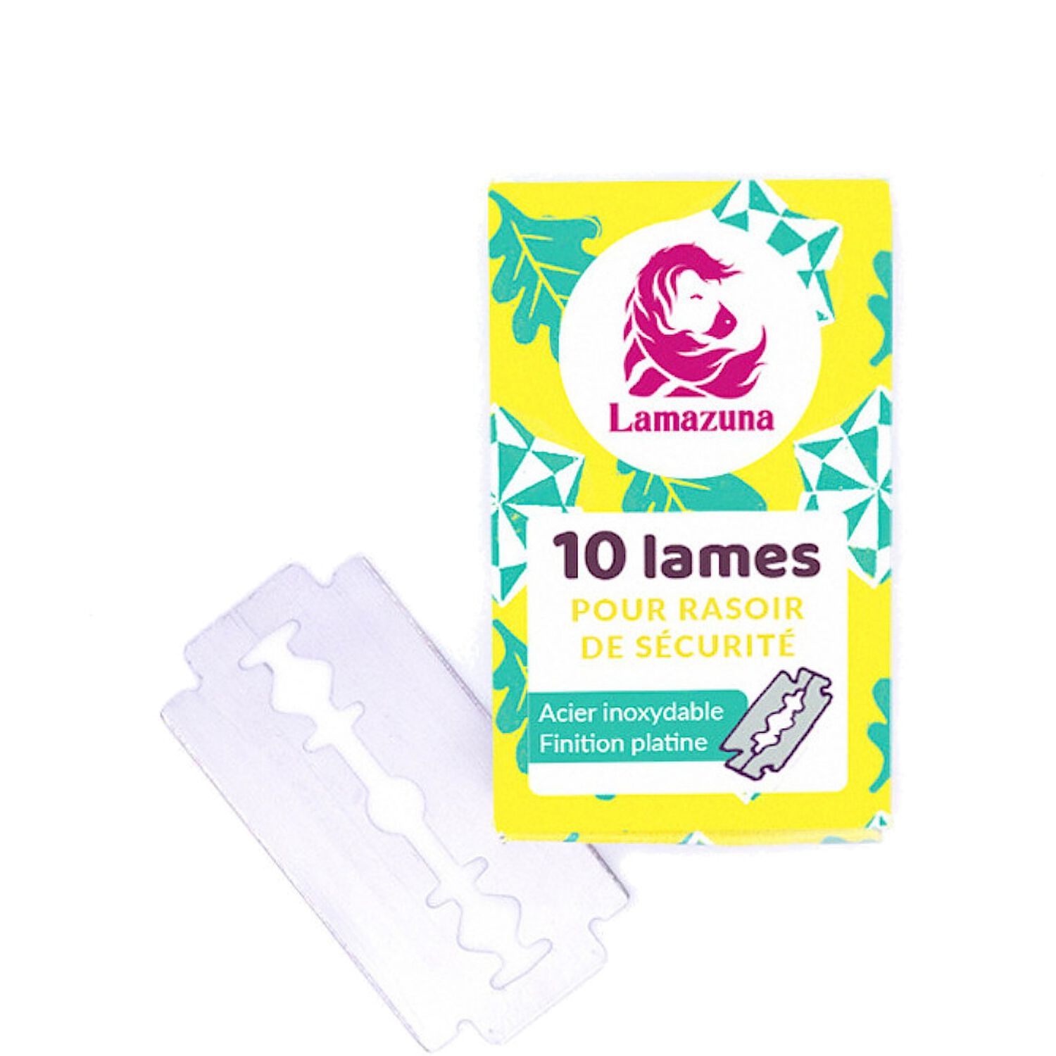 Lamazuna Lames pour Rasoir de Sûreté Recharge x10