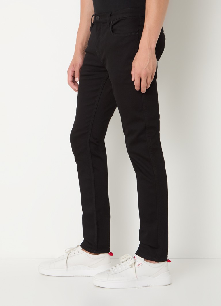Calça jeans HUGO BOSS 734 slim fit com lavagem colorida