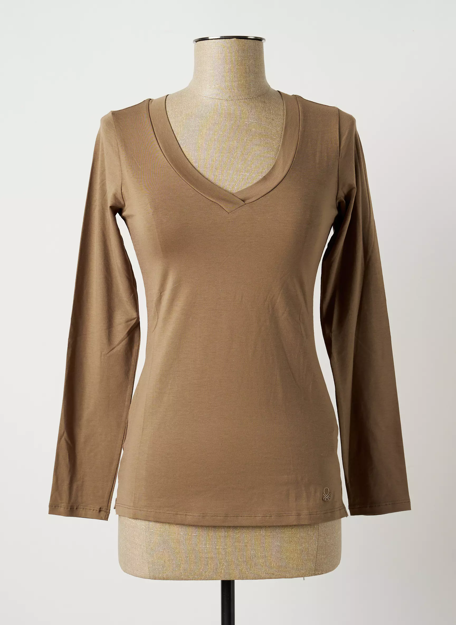 Benetton Tshirts Femme couleur marron