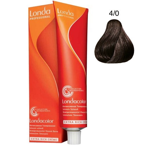 Londa Demi-Permanent Color Creme 4/0 Mittelbraun 60 ml