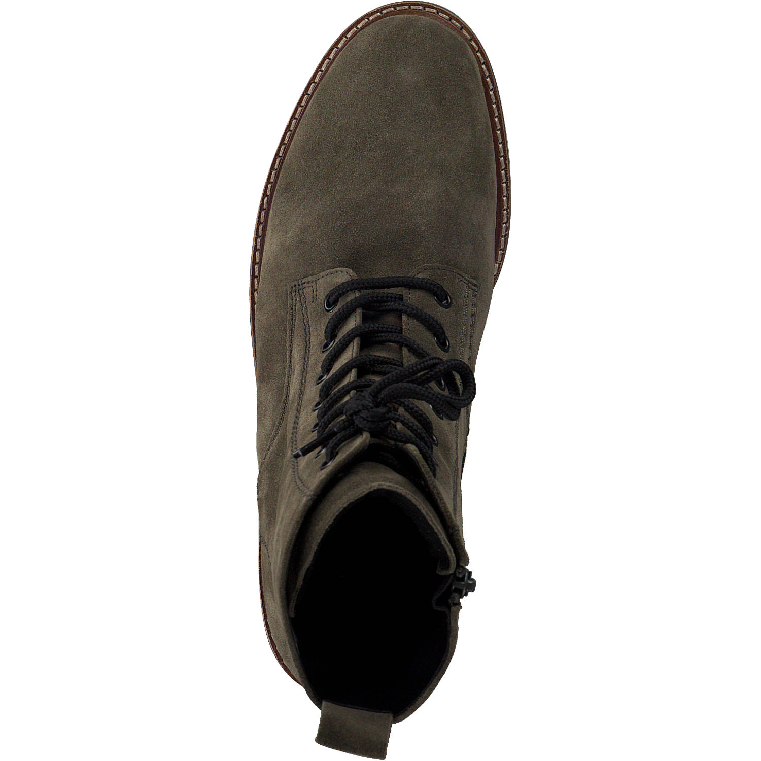 Gabor 92.736, Schnürstiefeletten, Damen, oliv
