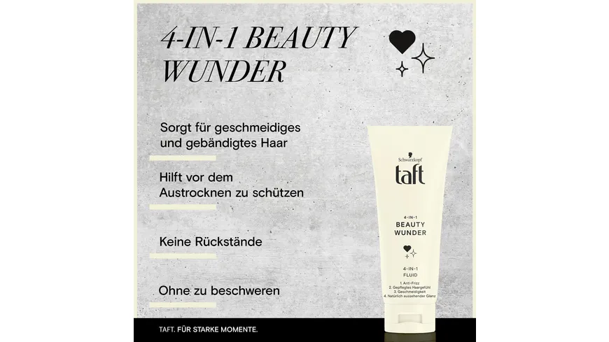 SCHWARZKOPF TAFT 4-in-1 Beauty Wunder 4-in-1 Fluid 100 ml 100 ml