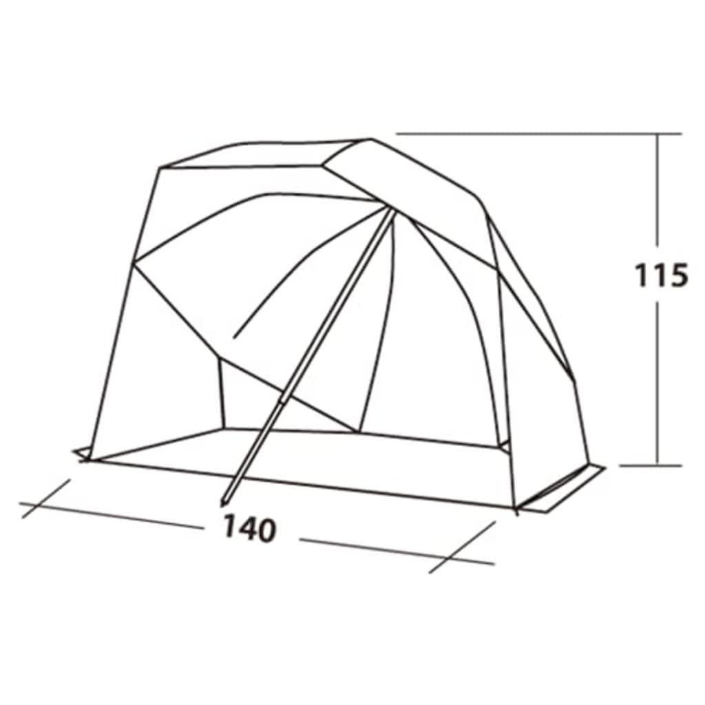 easy camp Vorzelt Standschirm Windschutz Coast Grau und Blau 120298