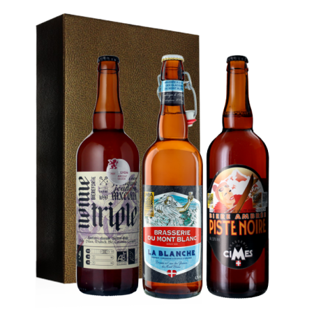 COFFRET 3 BOUTEILLES BIÈRES BLONDES - PAYS DE SAVOIE