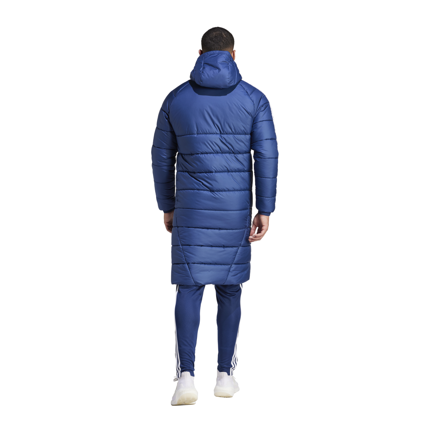 adidas Tiro 24 Long Coachjacke Blau Weiss