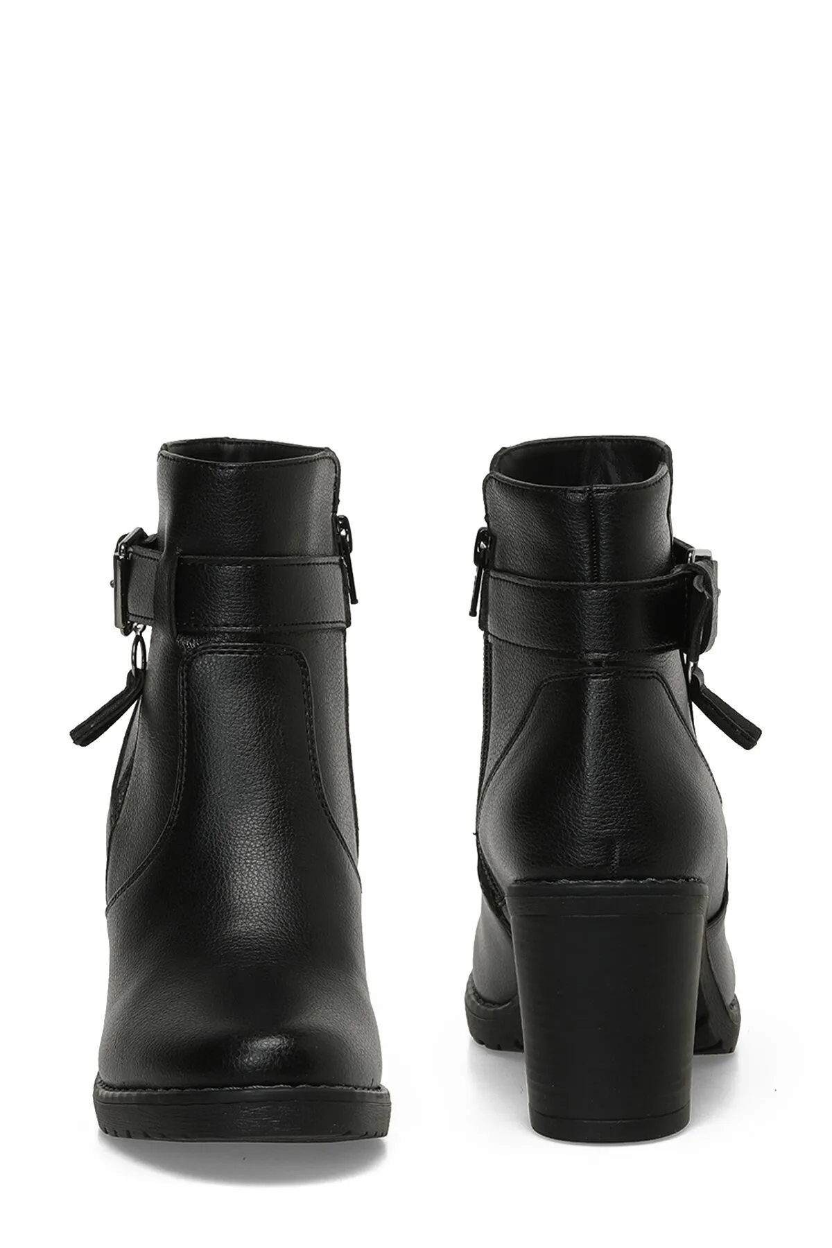 Polaris  318259Z 3PR Schwarze Damenstiefel mit Absatz