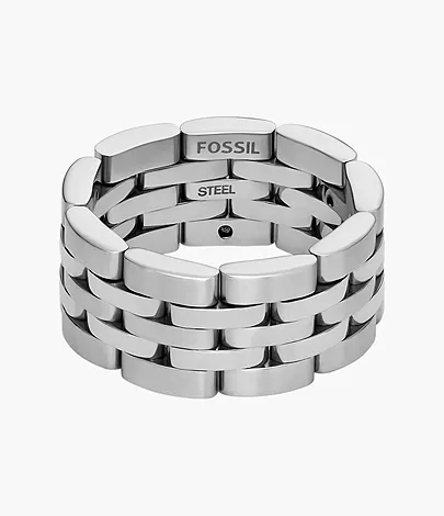 Fossil Ring Arden Watch Links Edelstahl
