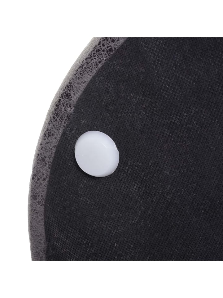 MCW 2er-Set Sitzhocker und Beistelltisch K48, Schwarz günstig kaufen onesize