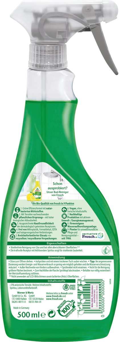 Glasreiniger Spiritus, 500 ml