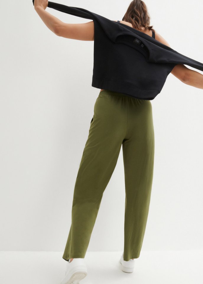 Shirthose mit Komfortbund, weites Bein