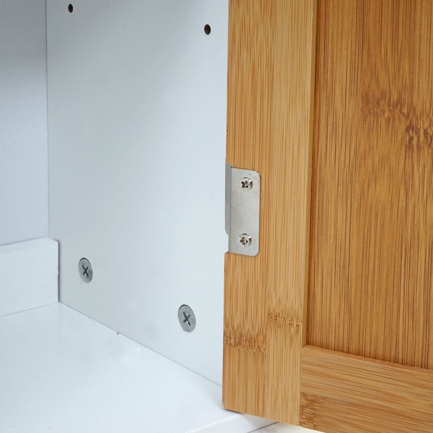 MCW Badkommode MCW-A85, Magnetischer Türverschluss, Einlegeboden in 3 Positionen montierbar
