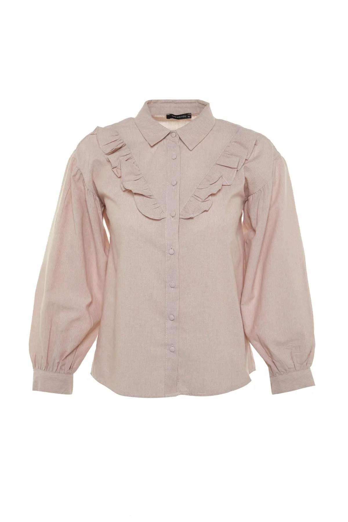 Trendyol Collection  Hemd - Beige - Regular Fit