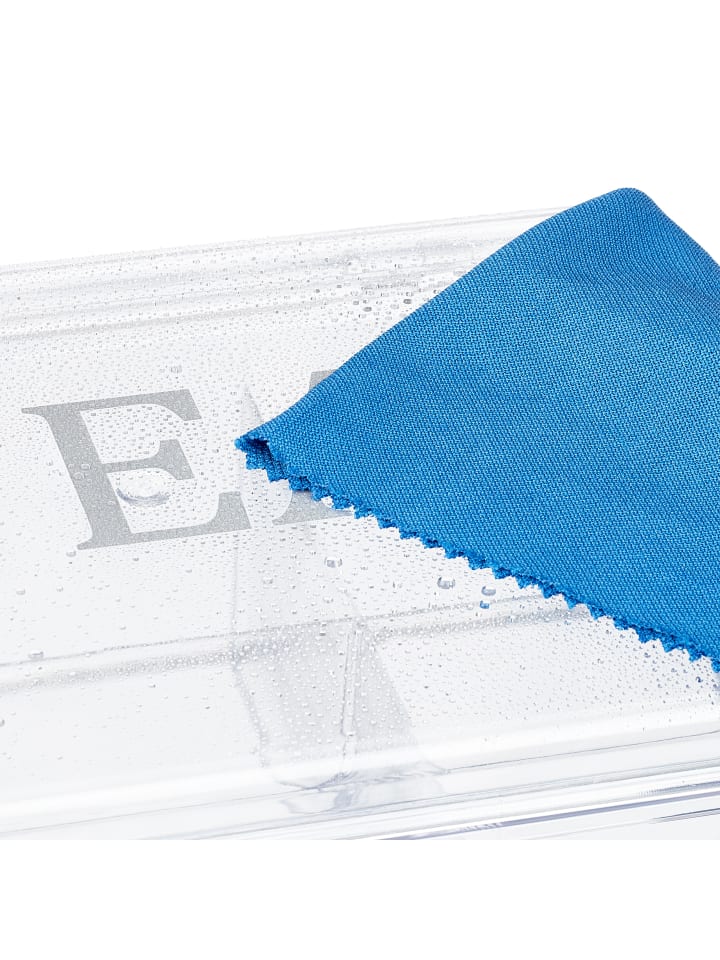 relaxdays Teebox in Transparent - (B)21,5 x (H)9 x (T)15 cm günstig kaufen onesize
