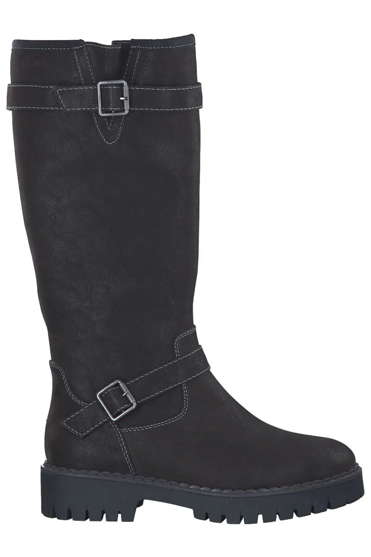 s.Oliver  Stiefel - Schwarz - Flacher Absatz
