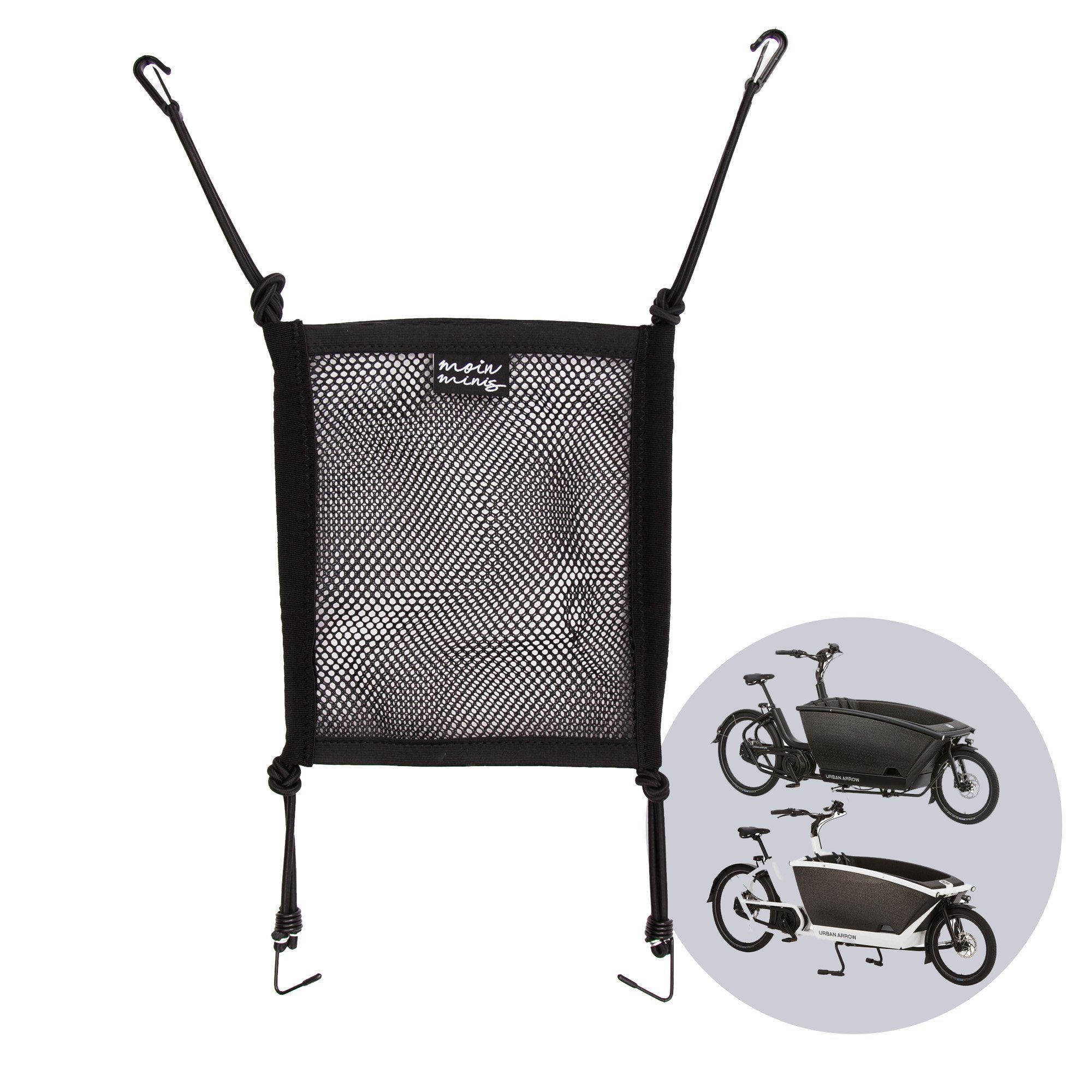 Spanngurt moin minis Gepäcknetz für Urban Arrow Family Lastenrad Fahhrad Cargo