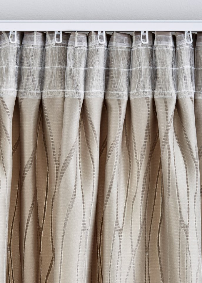Jacquard Vorhang (1er Pack)