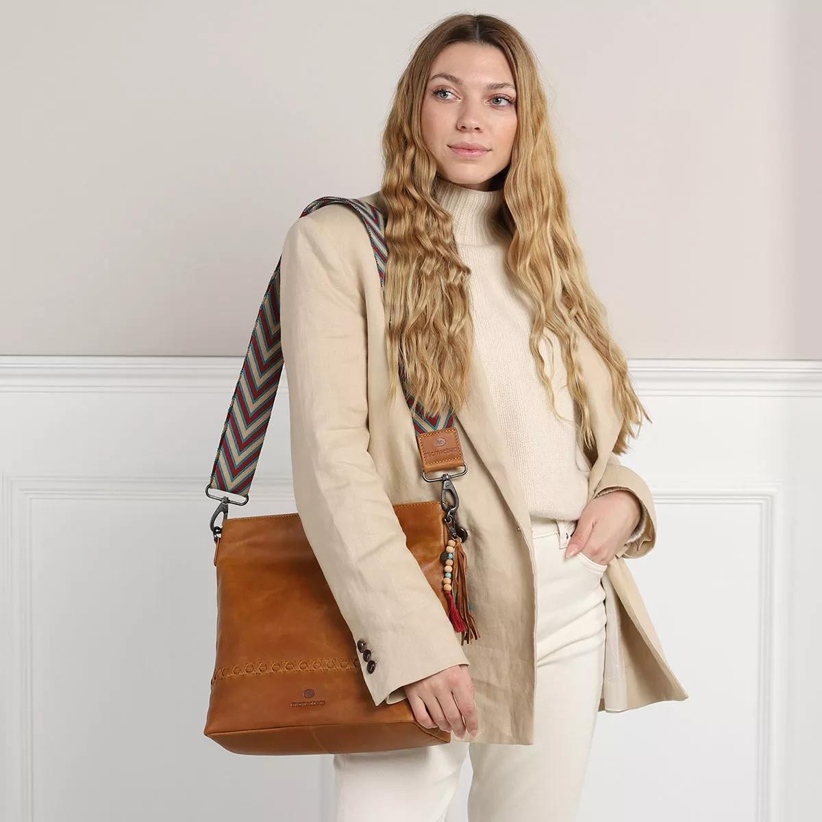 MICMACBAGS Handtaschen braun Hobo Bag