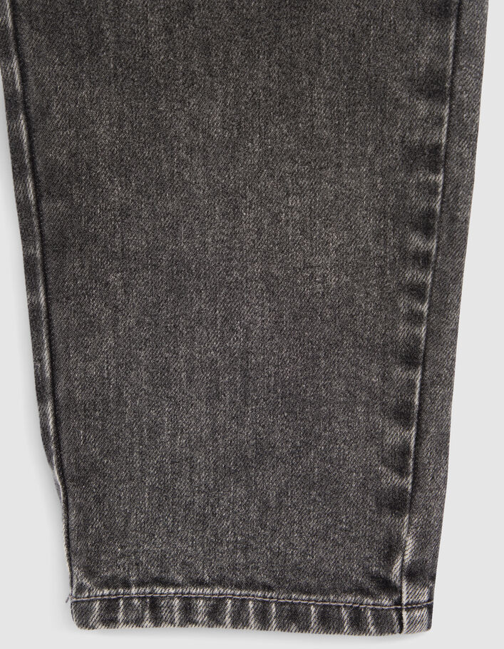 Jean MOM gris longueur 7/8ème fille