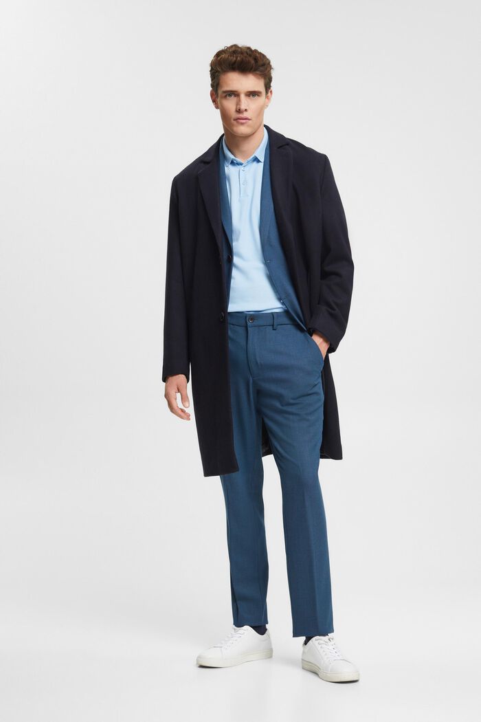 Mix & Match: Anzughose mit Birdseye-Muster