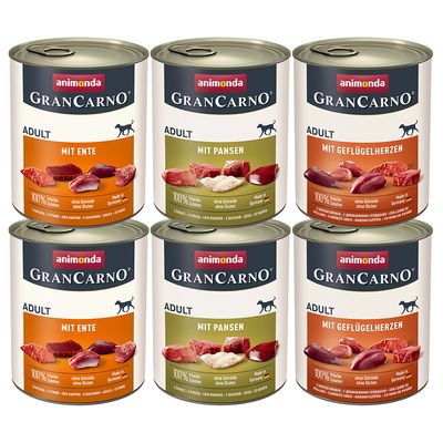 Sparpaket Animonda GranCarno Original 12 x 800 g