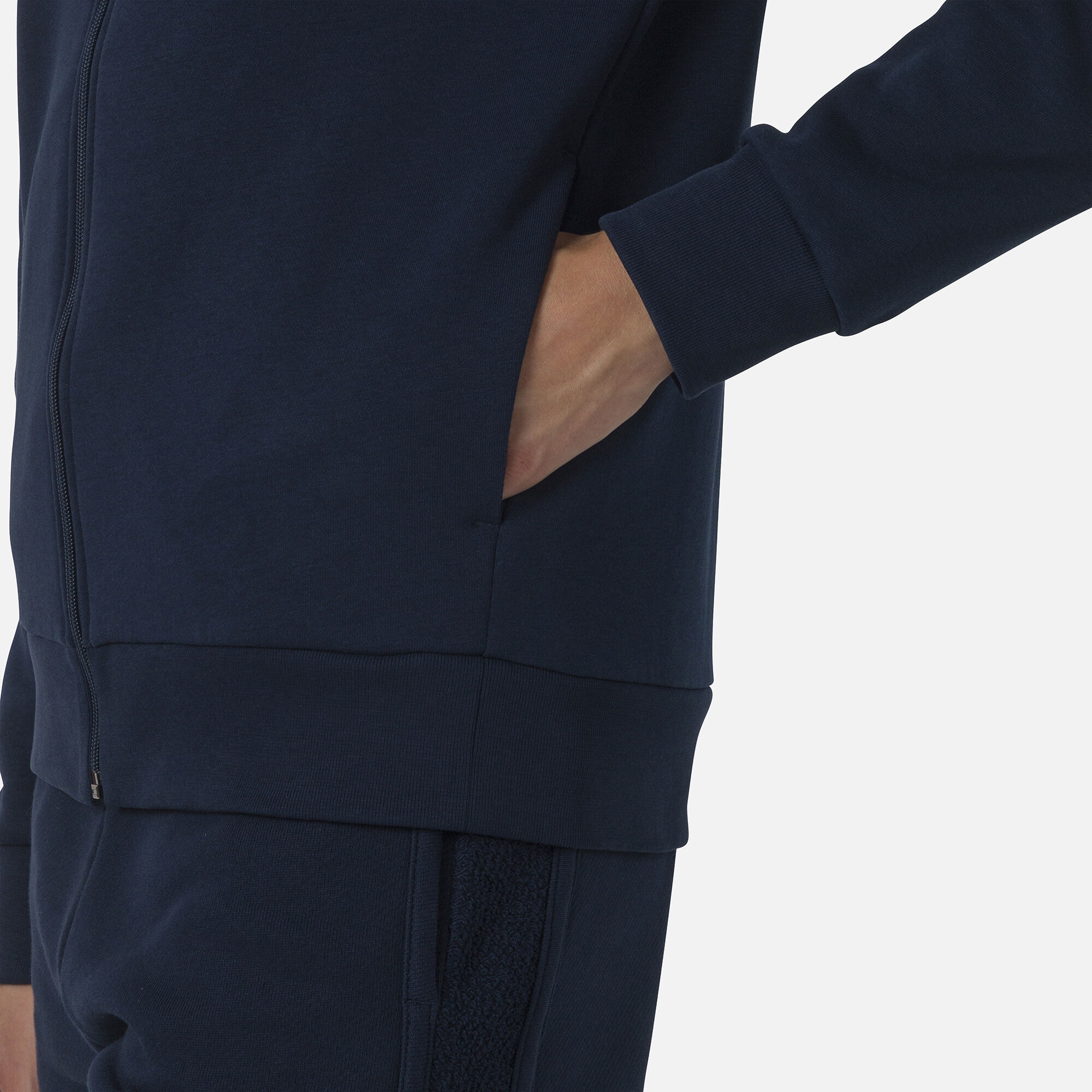 Sweat à capuche zippé molletonné Logo Femme