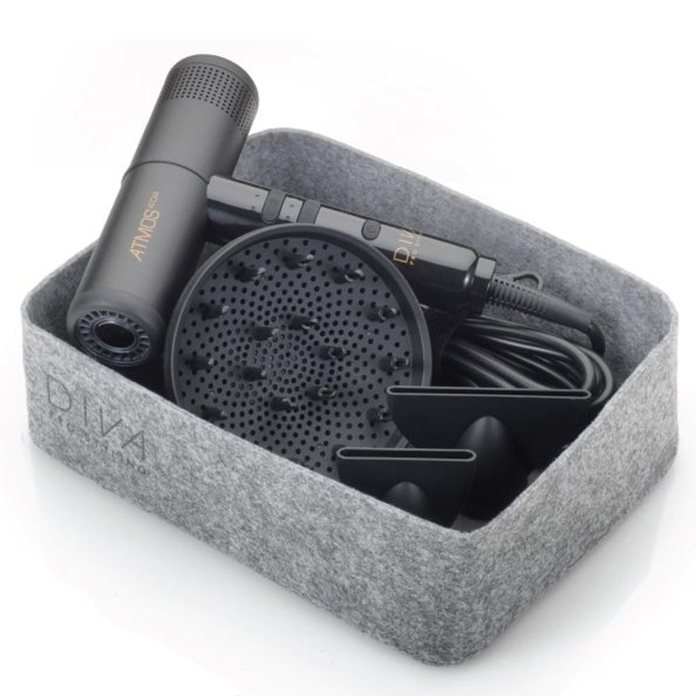 Diva Föhn Atmos Atom schwarz